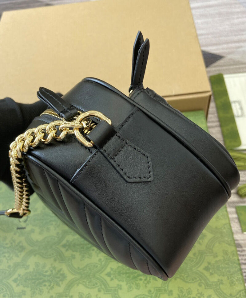 Gucci GG Marmont Small Shoulder Bag 798715 Black